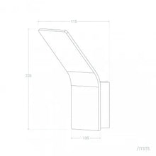 Load image into Gallery viewer, Lerna 6W White Aluminum LED Wall Light