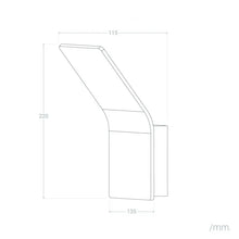 Charger l'image dans la galerie, Applique Murale LED Aluminium Lerna 6W Noire