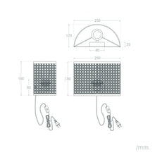 Charger l'image dans la galerie, Lampe Murale Métal et Rotin Alofi