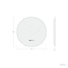 Charger l'image dans la galerie, Miroir Salle de Bain avec Éclairage LED Anti-buée Volpe Ø45cm