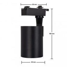 Charger l'image dans la galerie, Spot LED Bron 20W Noir pour Rail Monophasé