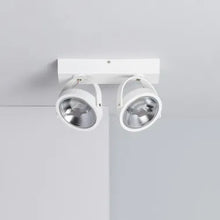 Carregar imagem no visualizador da galeria, Spot LED 30W CREE en Saillie Orientable AR111 Dimmable Noir / Blanc