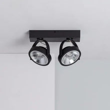 Carregar imagem no visualizador da galeria, Spot LED 30W CREE en Saillie Orientable AR111 Dimmable Noir / Blanc