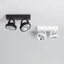 Carregar imagem no visualizador da galeria, Spot LED 30W CREE en Saillie Orientable AR111 Dimmable Noir / Blanc