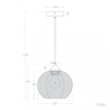 Charger l'image dans la galerie, Suspension Verre Klimt vert