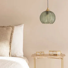 Charger l'image dans la galerie, Suspension Verre Klimt vert