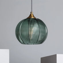 Charger l'image dans la galerie, Suspension Verre Klimt vert