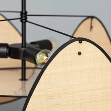 Carregar imagem no visualizador da galeria, Suspension Métal et Raphia Hades