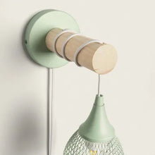 Charger l'image dans la galerie, Lampe Murale Bois et Métal Monah