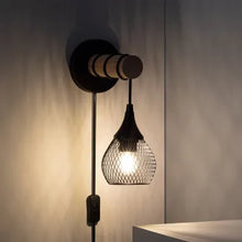 Charger l'image dans la galerie, Lampe Murale Bois et Métal Monah