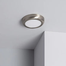Charger l'image dans la galerie, Plafonnier LED Rond 12W Métal Design Silver Ø175 mm