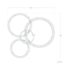 Lade das Bild in den Galerie-Viewer, Plafonnier LED 31W Métal Big Eklips Berno