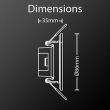 Charger l'image dans la galerie, Lot de 3 Spots Encastrable LED Intégrés - Dimmable et Orientable