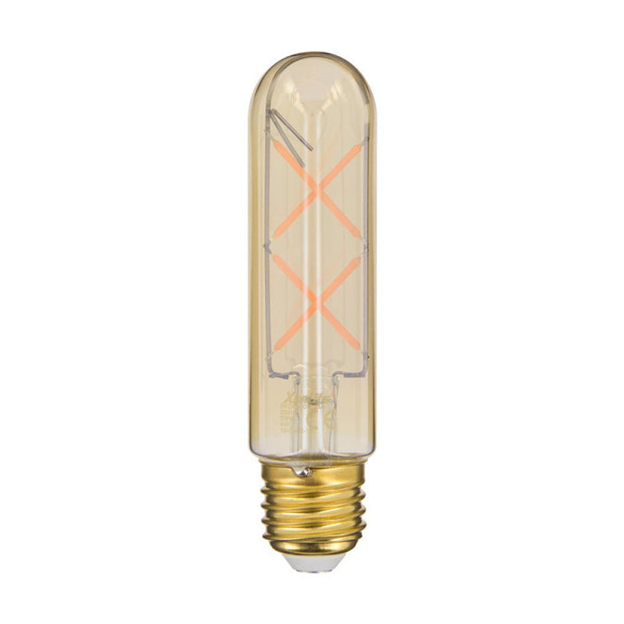 Ampoule LED (T125) Tube / Vintage au verre ambré, culot E27, 4W cons. (30W eq.), 323 lumens, lumière blanc chaud