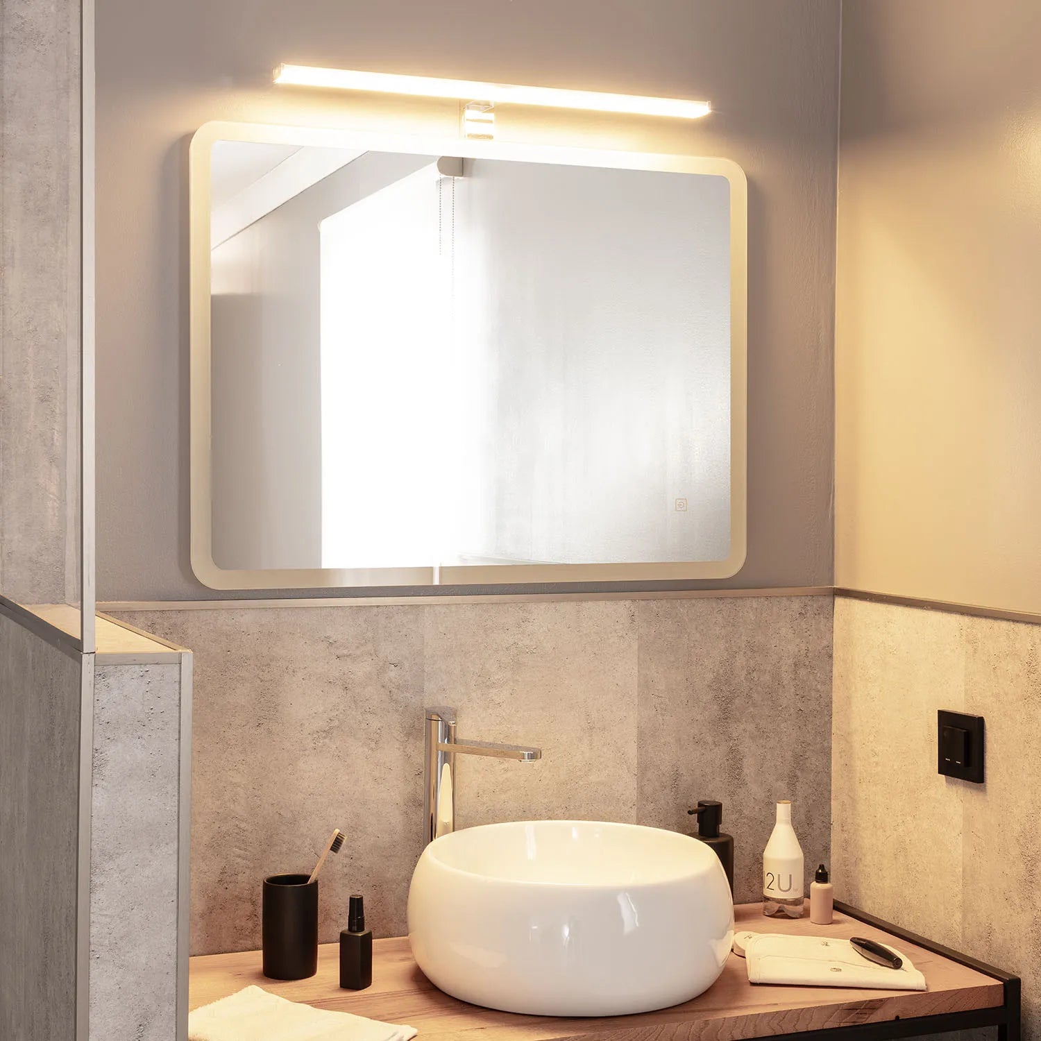 Applique Miroir Salle de Bain 12 W Argent Big Kendari – Samshop-LED