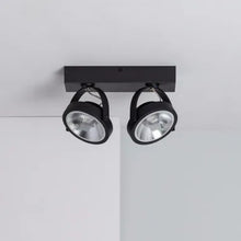 Afbeelding in Gallery-weergave laden, Spot LED 30W CREE en Saillie Orientable AR111 Dimmable Noir / Blanc
