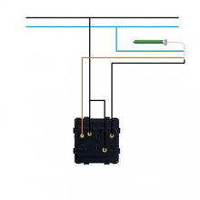 Load image into Gallery viewer, Bouton-Poussoir pour Volets Roulants Automatiques Modern avec Flèches
