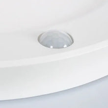 Charger l&#39;image dans la galerie, Dalle LED Ronde 18W CCT Sélectionnable Slim Surface avec Détecteur de Présence PIR Coupe Ajustable Ø75-205 mm
