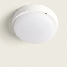 Cargar imagen en el visor de la galería, Plafonnier LED Extérieur Rond 25W Hublot White IP65 Ø175 mm avec Détecteur de Mouvement 6500K

